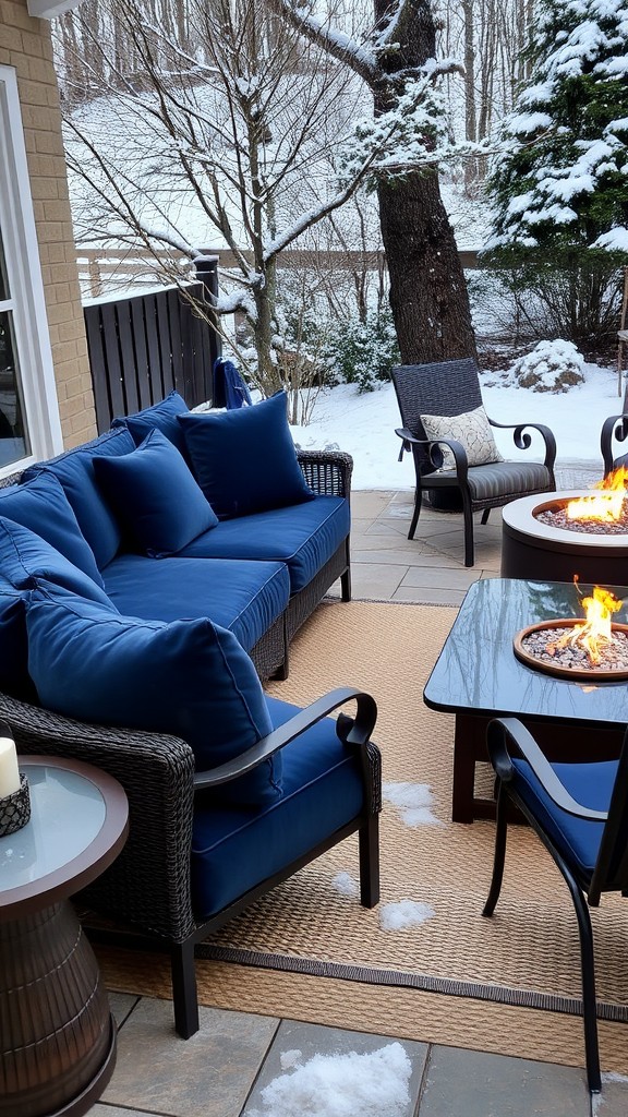 weatherproof furniture ideas for your winter patio