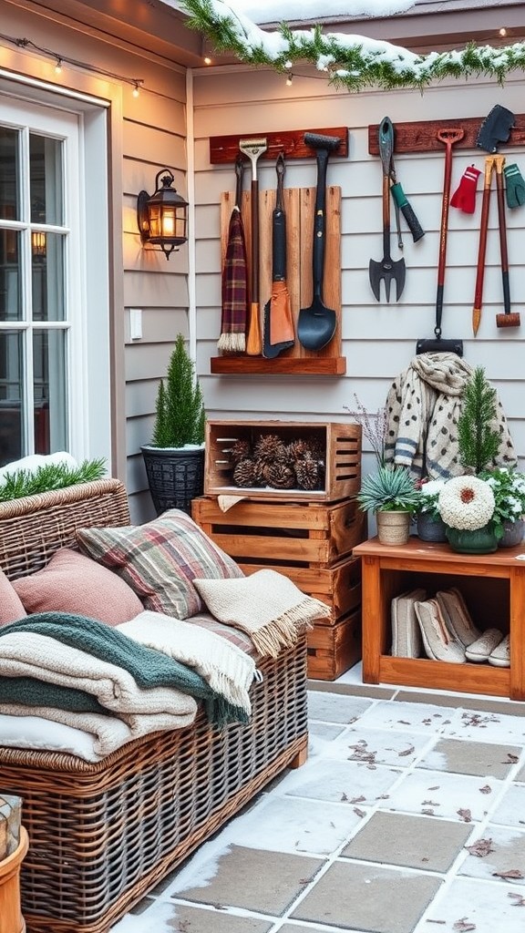 winter storage ideas to keep your patio organized