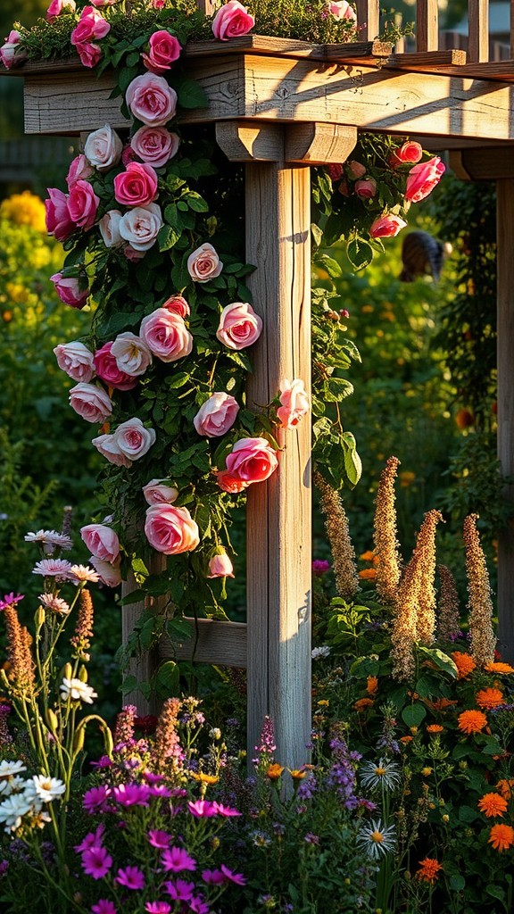 Add a Rustic Trellis for Support and Beauty