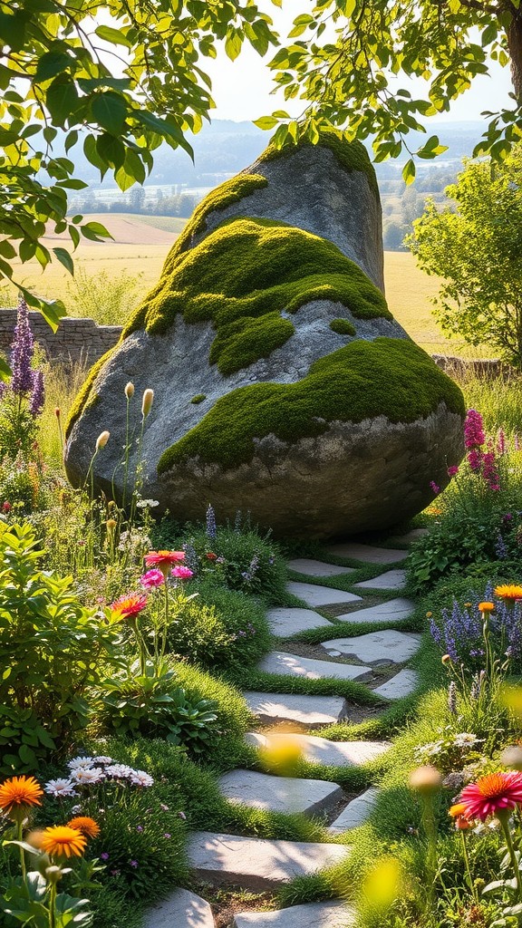 Create Focal Points with Large Rocks