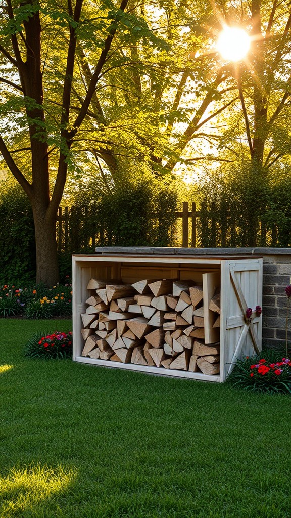 Design a Cozy Firewood Storage Area