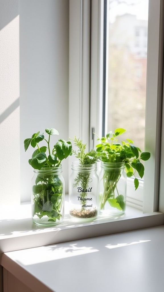 Herb Garden Jars