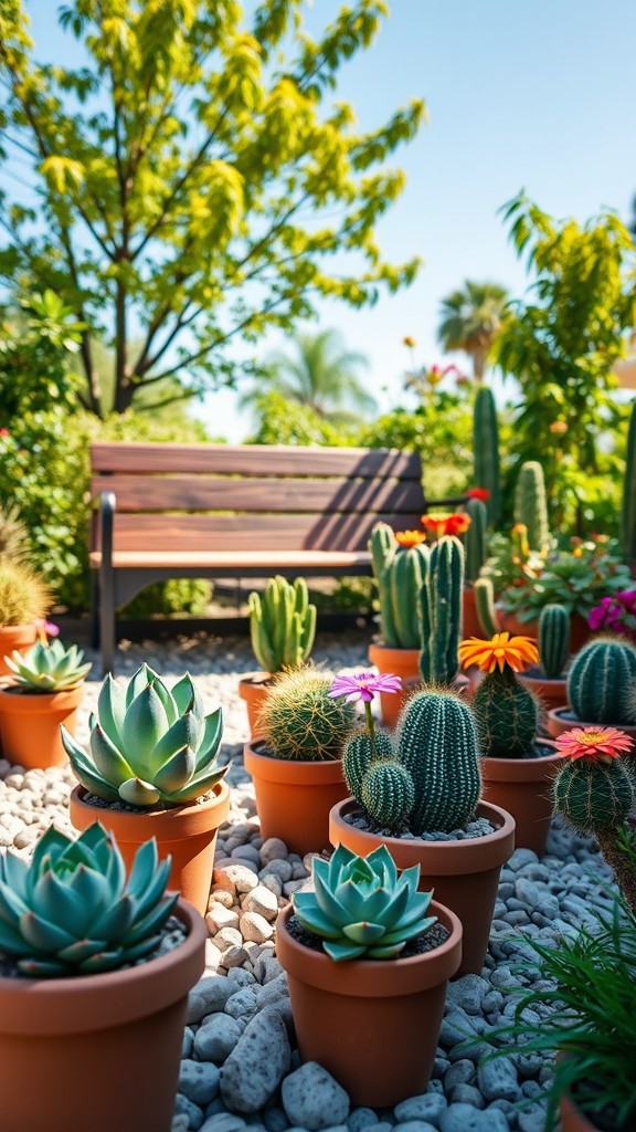 Implement Succulent and Cactus Displays