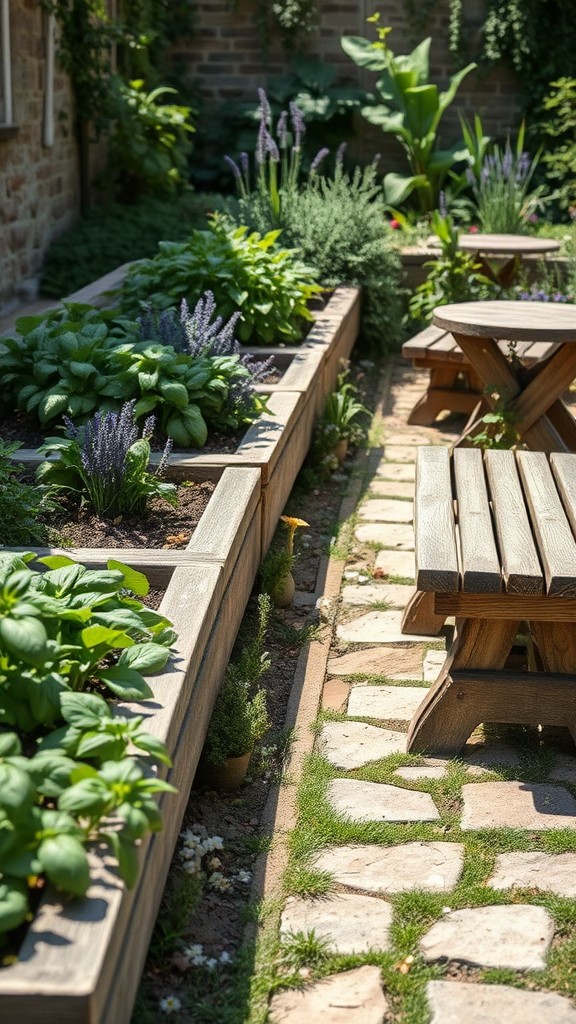 Incorporate Herb Gardens for Aromatic Touch