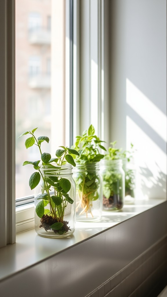 Mason Jar Planters