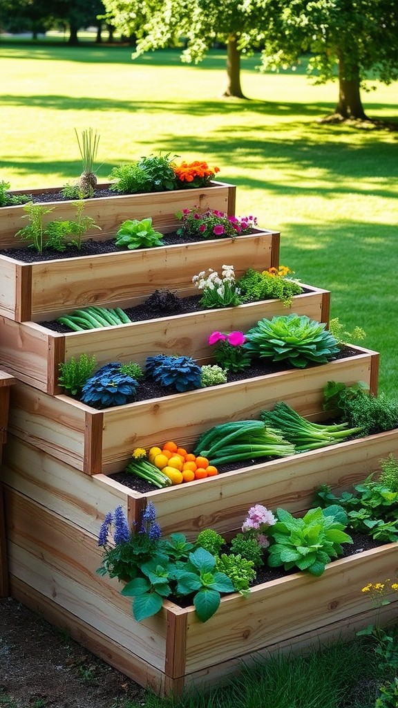 Multi-Level Raised Garden Beds