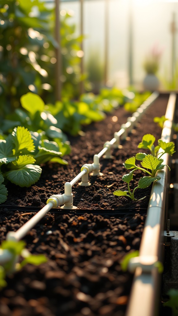 Raised Beds with Integrated Irrigation