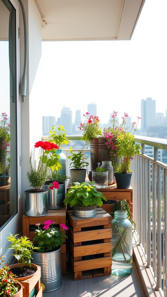 Recycled Container Gardens