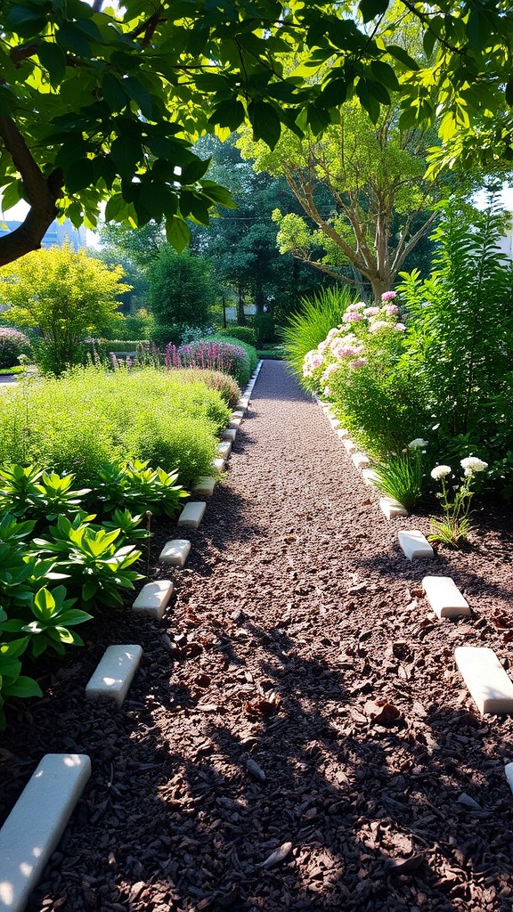 Use Mulch for Cleanliness and Aesthetic