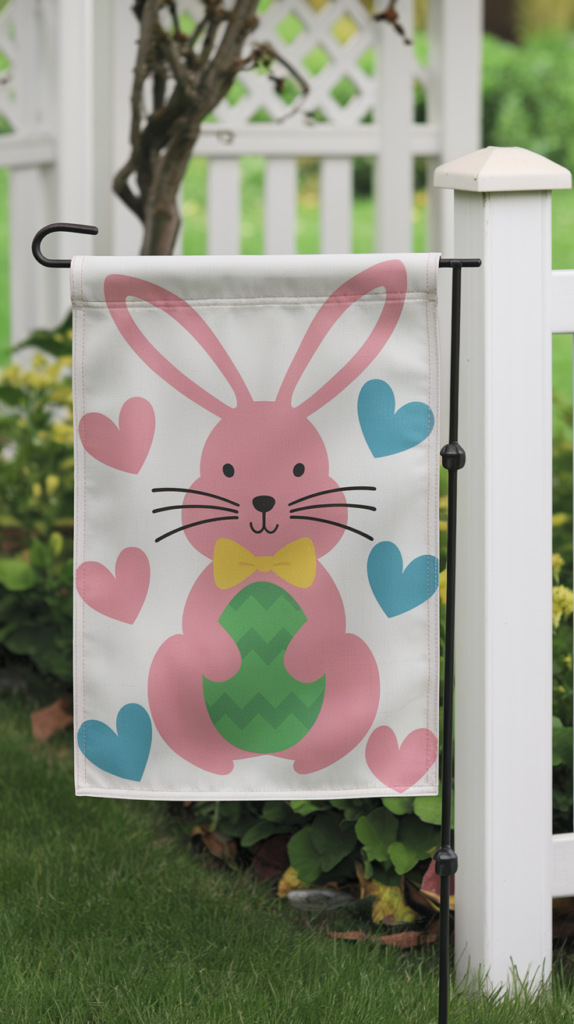 Garden Flag with Easter Motif