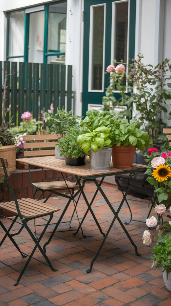 Incorporate Potted Herbs for Freshness