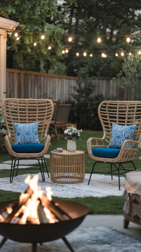 Outdoor Seating with Comfortable Furnishings