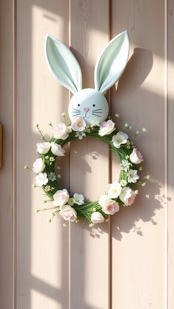 Bunny Shaped Wreath