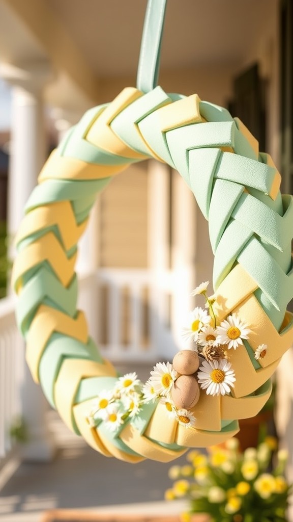 Chevron Pattern Wreath