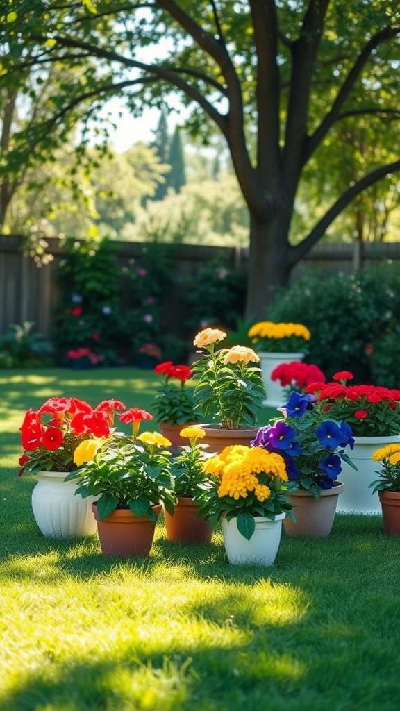 Colorful Container Gardens for Variety