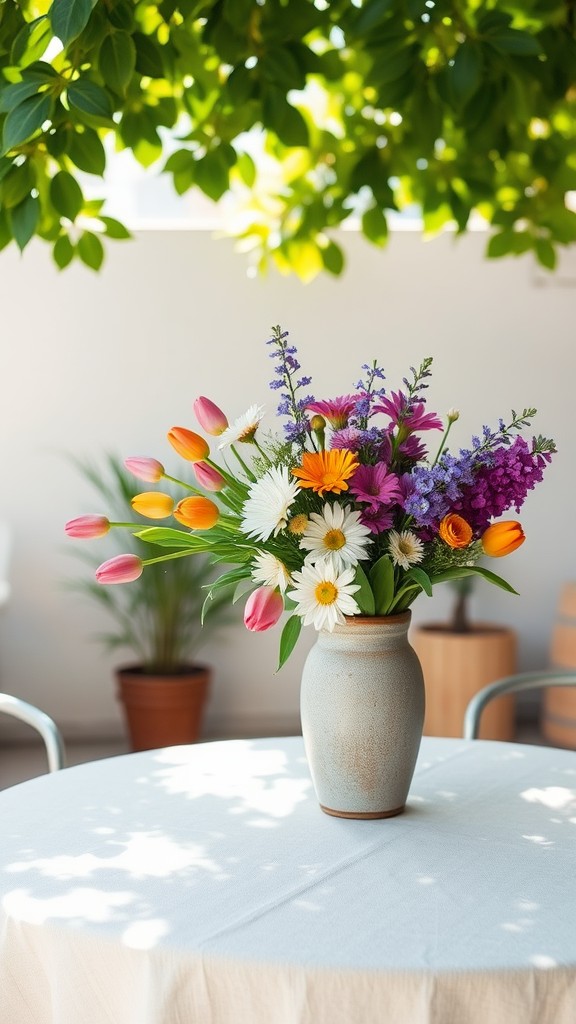 Create a Cheery Flower Arrangement