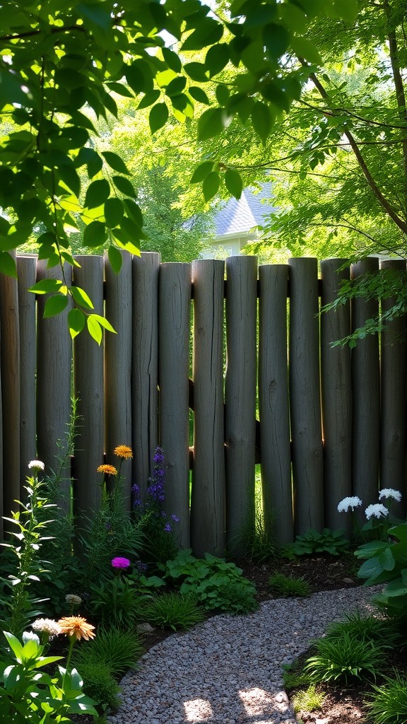 Natural Fencing for a Rustic Look