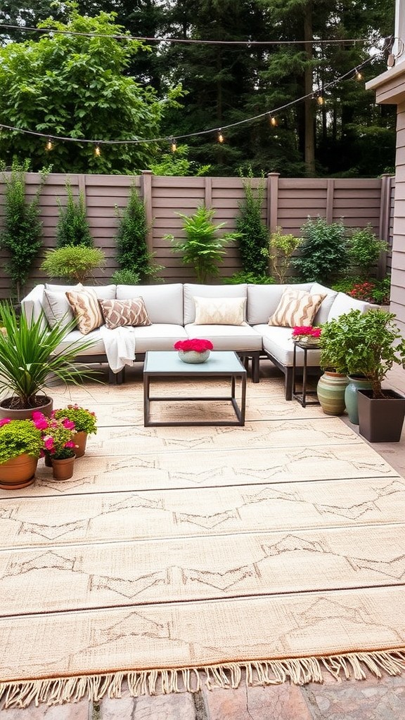 Outdoor Rugs to Define Spaces