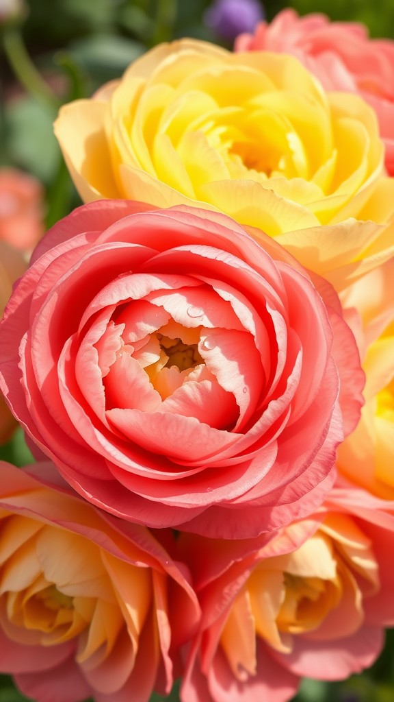 Ranunculus: Rose-Like Blooms in Vibrant Colors