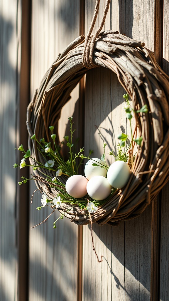 Rustic Wooden Wreath