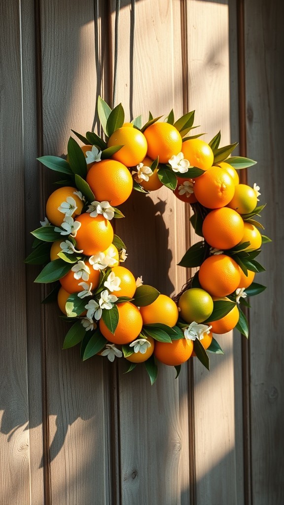 Springtime Fruit Wreath