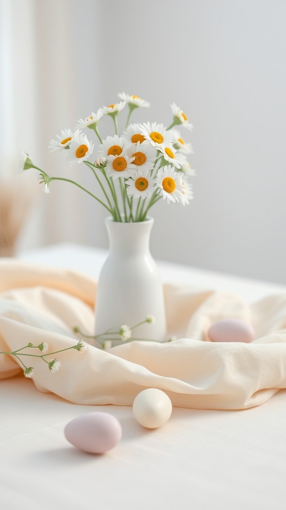 Table Centerpiece with Easter Elements