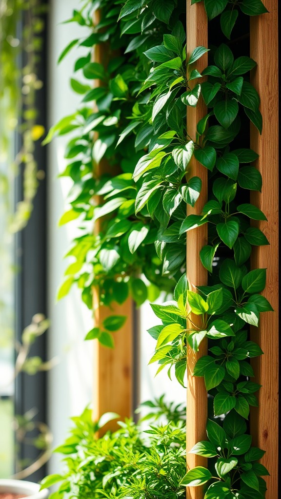 Vertical Gardens for Space Efficiency