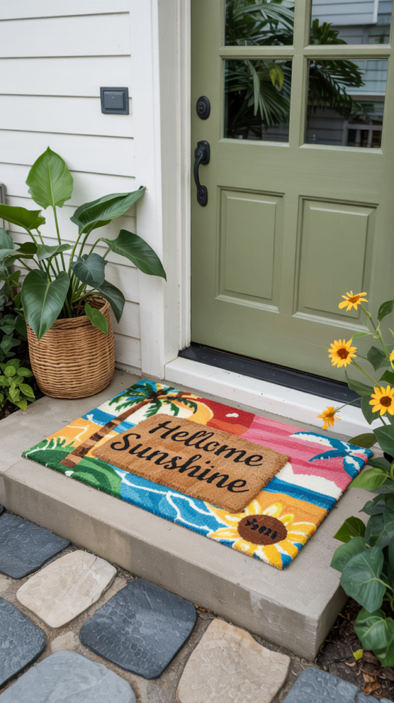 Summer-Themed Door Mats