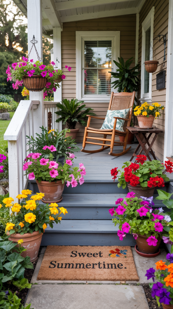 Vibrant Potted Flowers