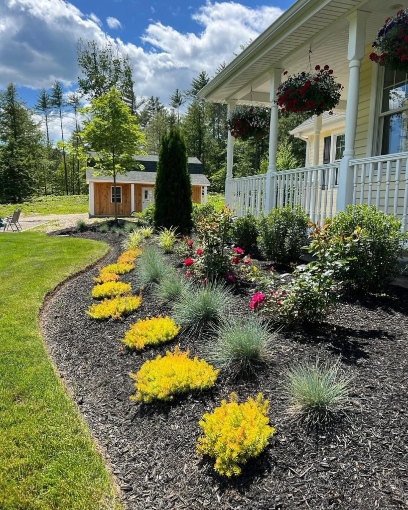 Charming Country Porch Landscape