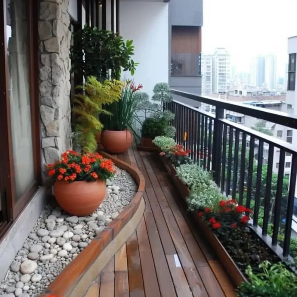 Chic Contemporary Rock Garden