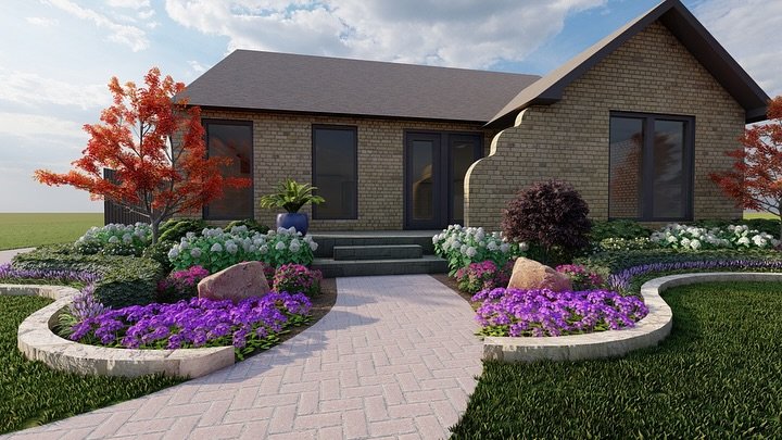 Contemporary Prairie Landscape Design