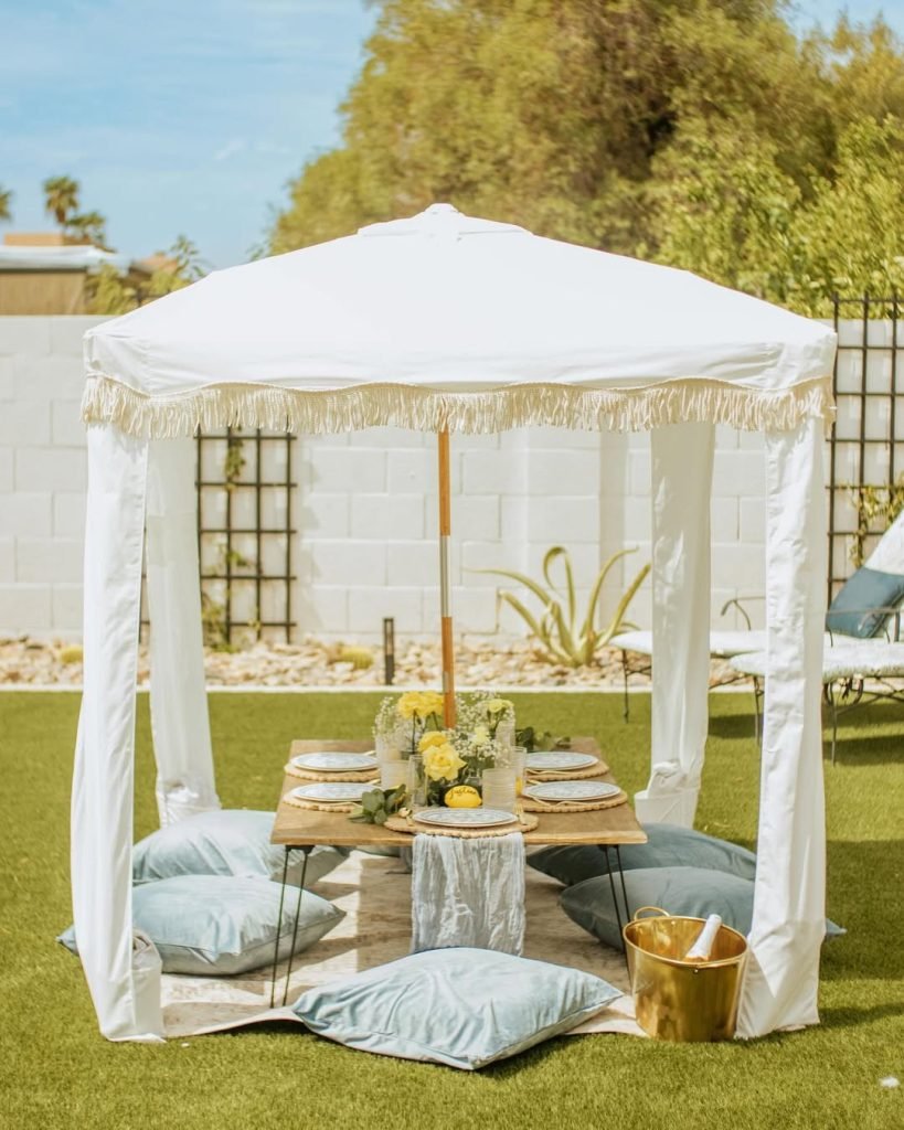 Elegant Outdoor Dining Canopies