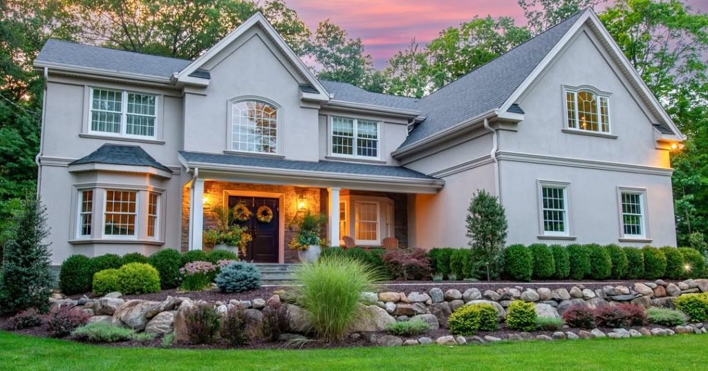 Elegant Stone Entrance Design