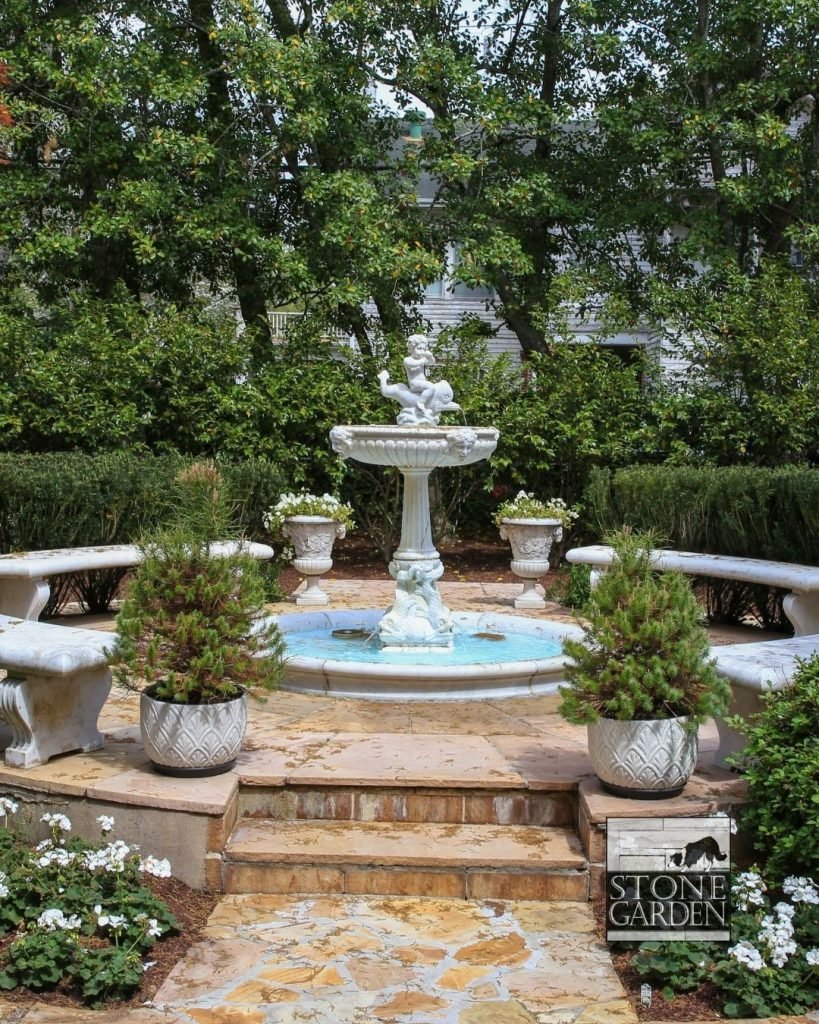 Elegant Tiered Fountain Centerpiece