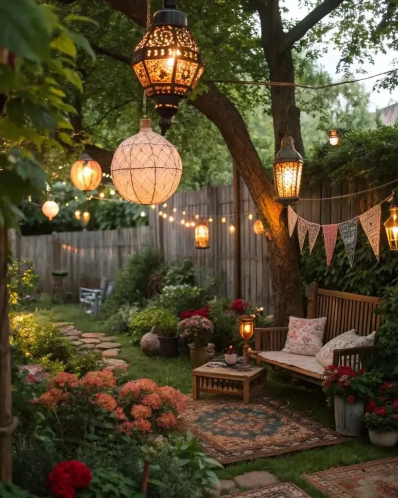 Magical Evening Garden Ambiance