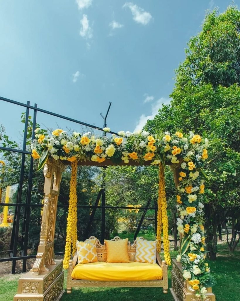 Ornate Indian Wedding Mandap