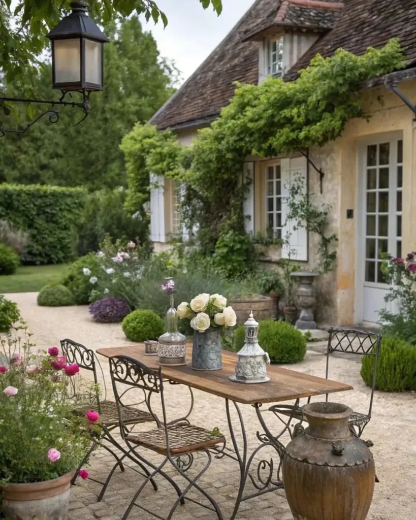 Rustic French Terrace Design