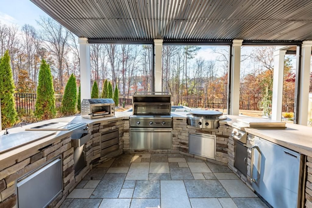 Rustic Stone Kitchen Retreat