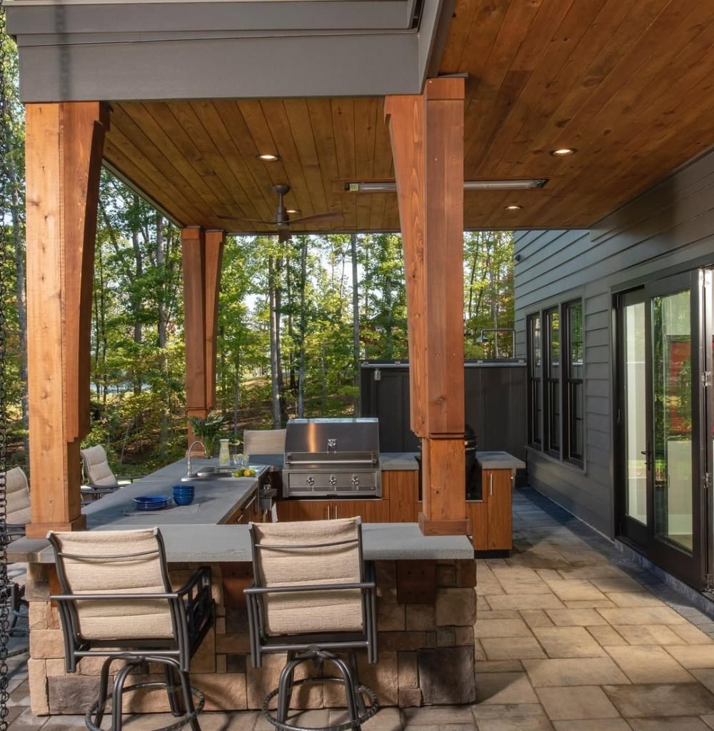 Serene Woodland Kitchen Escape