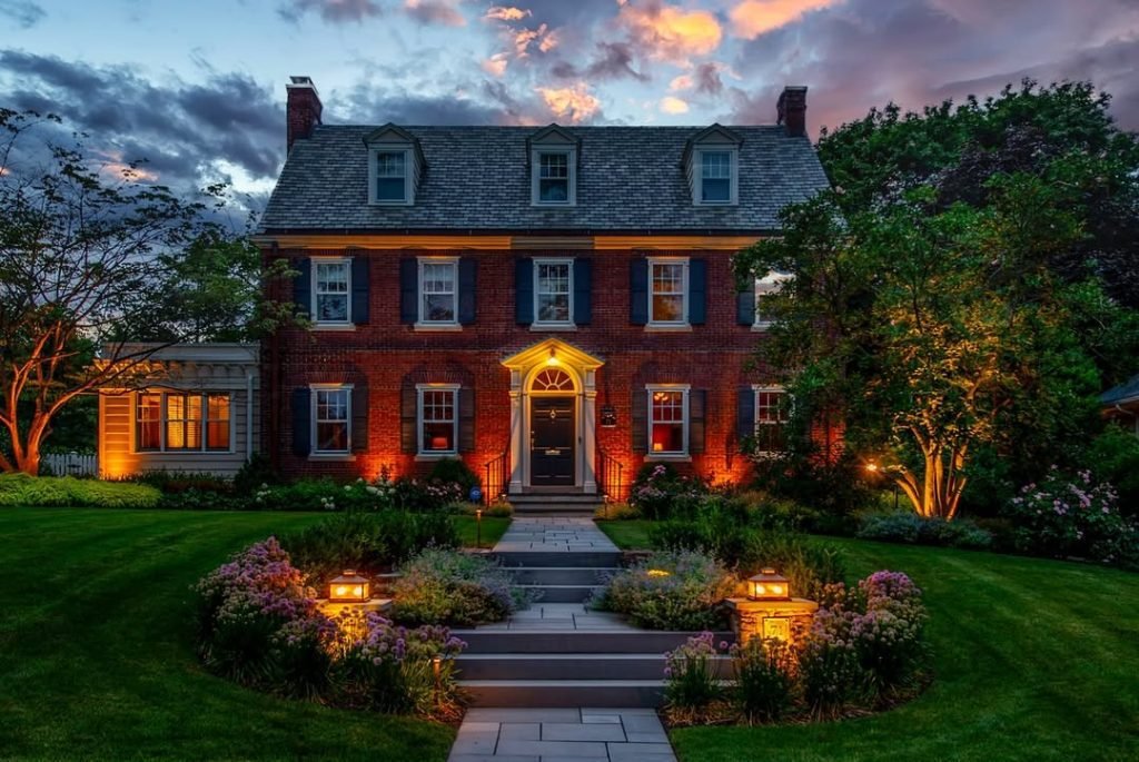 Stunning Illuminated Colonial Garden