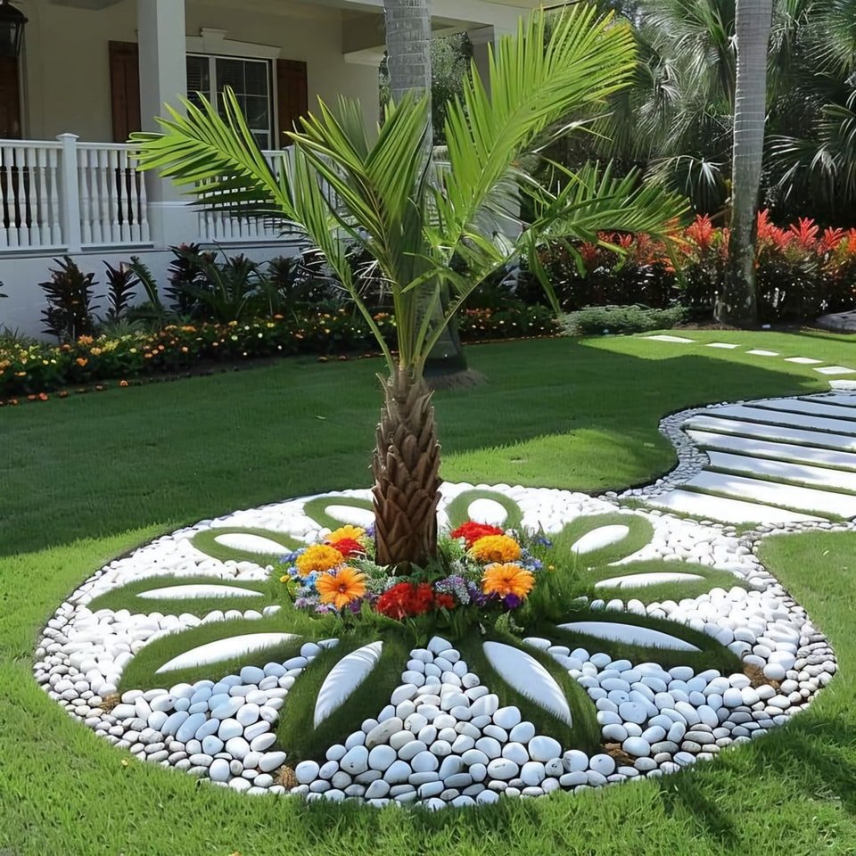 Tropical Island Garden Design