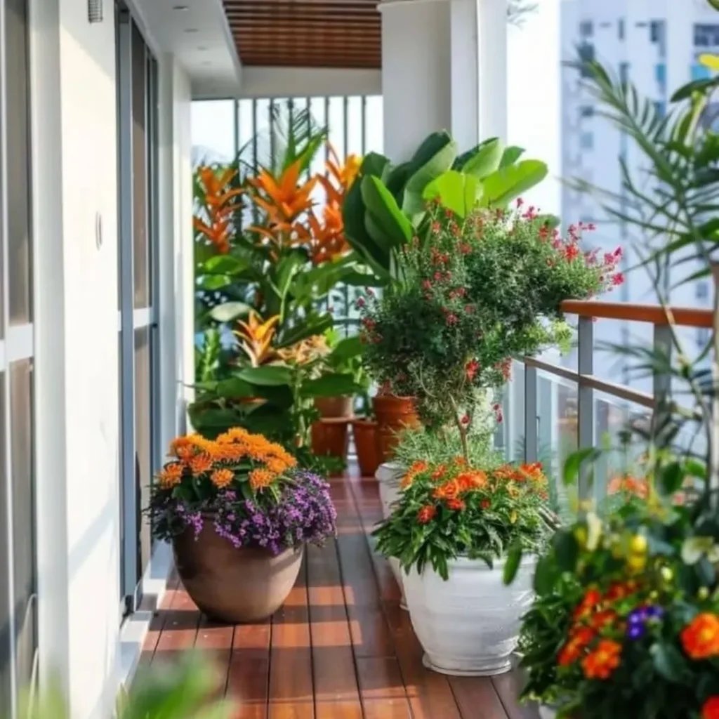 Vibrant Tropical Garden Palette